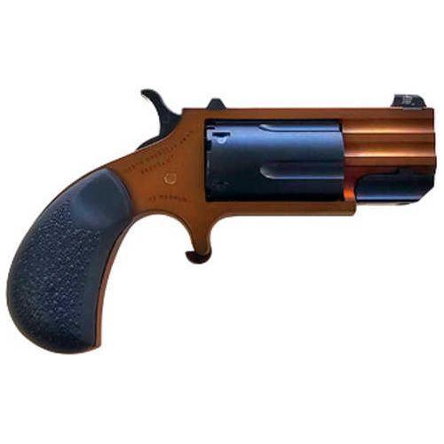 North American Arms Pug TALO Edition Single Action Revolver .22 WMR 1" Barrel 5 Round Capacity Black Rubber Grips Black Cylinder Orange Cerakote Finish - Buy A Gun