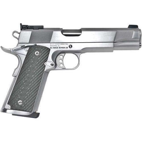 Rock River Arms PS2400 Limited Match Semi-Automatic Pistol .45 ACP 5" Barrel (1)-7Rd Magazine Black G10 Grips Brushed Chrome Finish - Buy A Gun