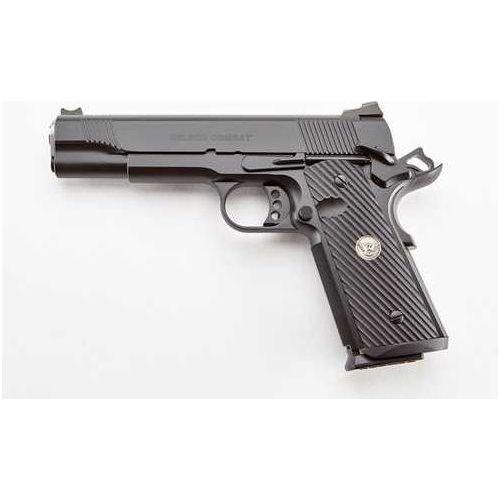 Wilson Combat CQB Elite Semi-Automatic Pistol .45 ACP 5" Barrel (2)-8Rd Magazines Black G10 Diagonal Flat Grips Black Armor-Tuff Finish - Buy A Gun