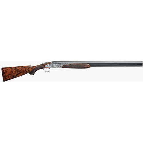 Rizzini Grand Regal Extra Break Open Over/Under Shotgun 16 Gauge 2.75" Chamber 29" Barrel 2 Round Capacity Engraved Game Scene Steel Receiver Walnut Stock Black Finish