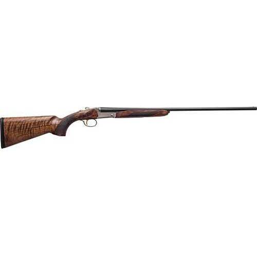 Charles Daly 536 Break Open Side x Side Shotgun .410 Gauge 3" Chamber 26" Barrel 2 Round Capacity Hand Oiled Checkered Select Walnut White Receiver, Gloss Blued Finish