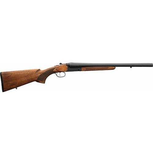 Charles Daly 500 Break Open Side x Side Shotgun 12 Gauge 3" Chamber 20" Barrel 2 Round Capacity Fixed Sights Checkered Walnut Stock Black Finish