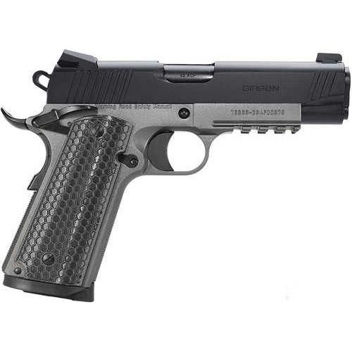 Girsan MC1911 C Untouchable Compact Semi-Automatic Pistol 9mm Luger 4.4" Barrel (1)-9Rd Magazine 3-Dot Sights Black Serrated Steel Slide Stainless Finish - Buy A Gun