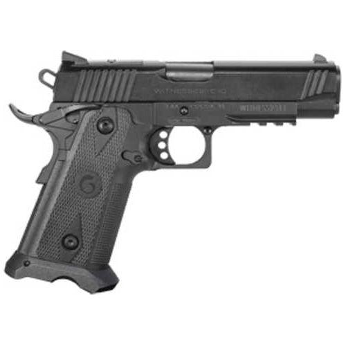 Girsan Witness 2311 Single Action Semi-Automatic Pistol 10mm 4.25" Barrel (1)-15Rd Magazine Far-Dot Optic Included Optic Ready Polymer Grips Matte Black Finish - Buy A Gun