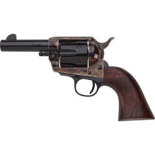 Pietta 1873 GW2 Sheriff Single Action Revolver .45 Long Colt 3.5" Blued Barrel 6 Round Capacity Blade Front Sight Walnut Grips Color Case Hardened Finish - Buy A Gun