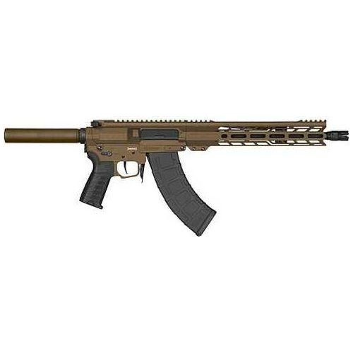 CMMG Banshee MK47 Semi-Automatic Pistol 7.62x39mm 12.5" Barrel (1)-30Rd Magazine Black Polymer Grips Midnight Bronze Cerakote Finish - Buy A Gun