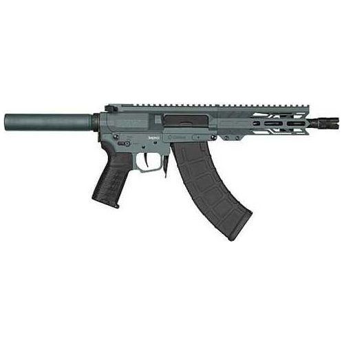 CMMG Banshee MK47 Semi-Automatic Pistol 7.62x39mm 8" Barrel (1)-30Rd Magazine Black Polymer Grips Charcoal Green Cerakote Finish - Buy A Gun