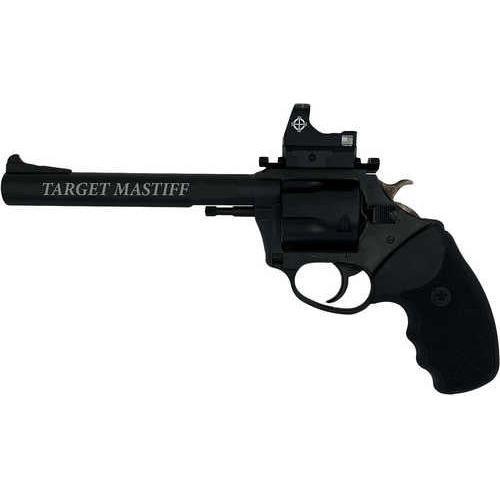 Charter Arms Target Mastiff Revolver .44 Special 6" Barrel 5 Round Capacity Black Rubber Grip Sightmark Micro Optic Included Black Rubber Grips Black Nitride Finish - Buy A Gun