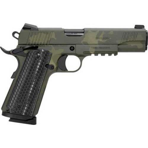 Girsan MC1911S Untouchable 1911 Semi-Automatic Pistol 45 ACP 5" Barrel (1)-8Rd Magazine 3-Dot Sights G10 Grips Olive Drab Green Camouflage Finish - Buy A Gun