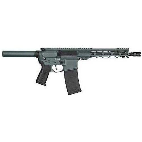 CMMG Banshee MK4 Semi-Automatic Pistol 5.56mm NATO 10.5" Barrel (1)-30Rd Magazine Black Polymer Grips Charcoal Green Cerakote Finish - Buy A Gun