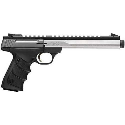 Browning Buck Mark Contour SR Semi-Automatic Pistol 22 Long Rifle 7.65" Barrel (2)-10Rd Magazines Picatinny Optics Rail URX Grips Stainless Steel Slide Black Finish - Buy A Gun