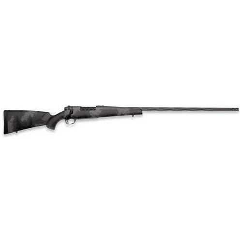 Weatherby Mark V Live Wild Bolt Action Rifle 240 Weatherby Magnum 24" Barrel 4 Round Capacity Drilled & Tapped Carbon Fiber Stock With Black & Gray Graphite Black Cerakote Finish