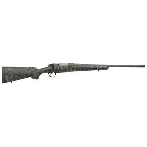 Bergara Canyon Bolt Action Rifle 308 Winchester 20" Threaded Barrel 4 Round Capacity Drilled & Tapped Swamper Rogue Camouflage Carbon Fiber Stock Tactical Grey Cerakote Finish