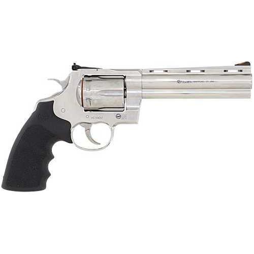 Colt Anaconda Double/Single Action Revolver 44 Remington Magnum 6" Barrel 6 Round Capacity Adjustable Sights Black Hogue Grips Stainless Steel Finish - Buy A Gun