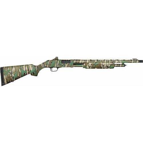 Mossberg 500 Turkey Pump Action Shotgun 20 Gauge 3" Chamber 20" Barrel 5 Round Capacity Holosun 407K Red Dot Included Synthetic Stock Mossy Oak Greenleaf Camouflage Finish