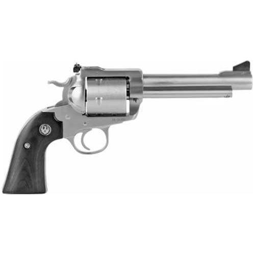 Ruger Blackhawk Convertible Single Action Revolver 45 Long Colt/45 ACP 5.5" Barrel 6 Round Capacity Black Wood Grips Stainless Steel Finish - Buy A Gun