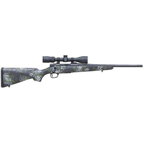 Howa M1500 Superlite w/Optic Bolt Action Rifle 6.5 Creedmoor 16.25" Barrel 4 Round Capacity Vortex Diamond Scope Included Gray & Green Sponge w/Black Webbing Carbon Fiber Stock Black Finish