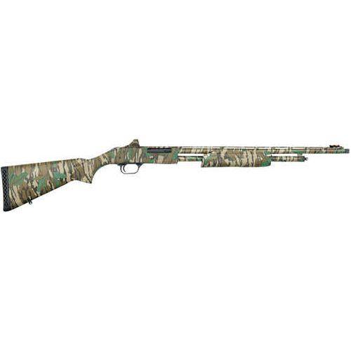 Mossberg 500 Turkey Pump Action Shotgun 410 Gauge 3" Chamber 22" Vent Rib Barrel 5 Round Capacity Holosun 407K Red Dot Included Synthetic Stock Mossy Oak Greenleaf Camouflage Finish