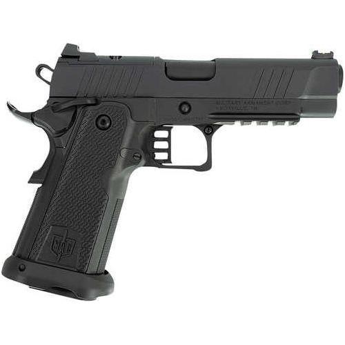 Military Armament Corporation Mac 9 DS Semi-Automatic Pistol 9mm Luger 4.25" Barrel (1)-17Rd Magazine Optic Cut / Serrated Slide Black Finish - Buy A Gun