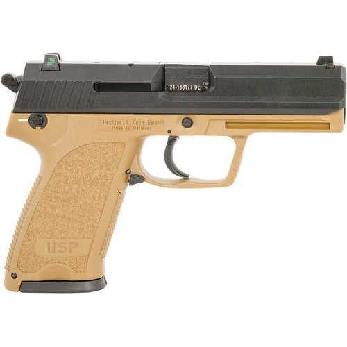 Heckler & Koch USP V1 Semi-Automatic Pistol 9mm Luger 4.86" Polygonal Rifled Barrel (3)-15Rd Magazines Polymer Grips Flat Dark Earth Cerakote Finish - Buy A Gun