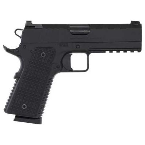 Springfield Armory 1911 Emissary Semi-Automatic Pistol 45 ACP 4.25" Barrel (2)-8Rd Magazines Adjustable Sights VZ Thin Line G10 Grips Black Finish - Buy A Gun