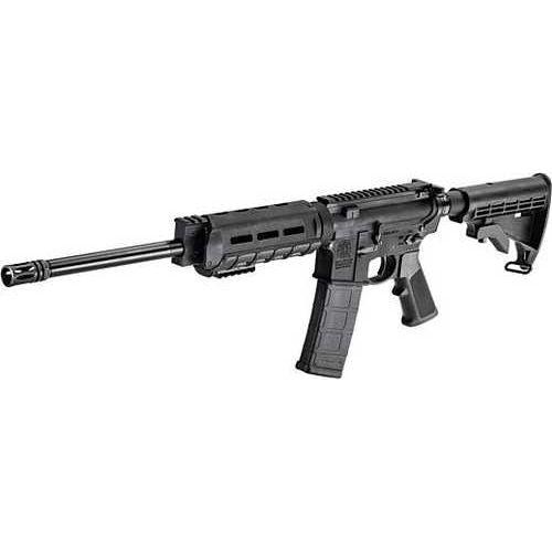 Smith & Wesson M&P15-22 Sport Semi-Automatic Rifle 22 Long Rifle 16.5" Barrel (1)-25Rd Magazine Magpul Front & Rear Folding MBUS Sights Synthetic Stock Black Finish