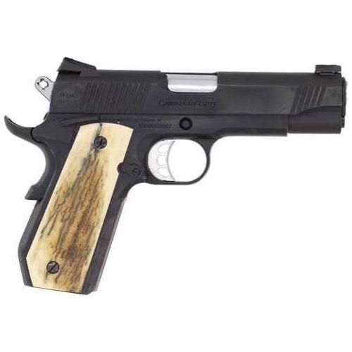 Tyler Gunworks 1911 Semi-Automatic Pistol 45 ACP 4.25" Barrel (1)-8Rd Magazine Adjustable Sights Mammoth Ivory Grips Blued Finish - Buy A Gun