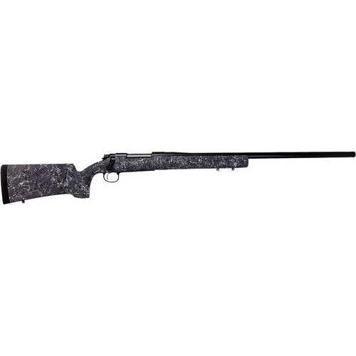 Remington 700 Long Range Rifle 308 Winchester 4 Round 26" Heavy Barrel, Grey with Black & White Web HS Precision Synthetic Stock