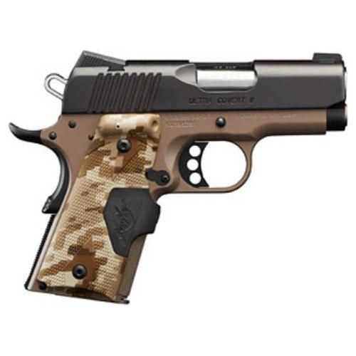 Kimber 1911 Ultra Covert II Cali Pistol 45 ACP 3" Barrel 7Rd Black And FDE Finish - Buy A Gun