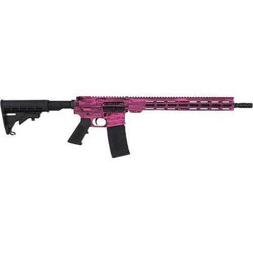 Great Lakes Firearms & Ammo AR15 Rifle 223 Remington 16" Barrel 30Rd Pink Finish