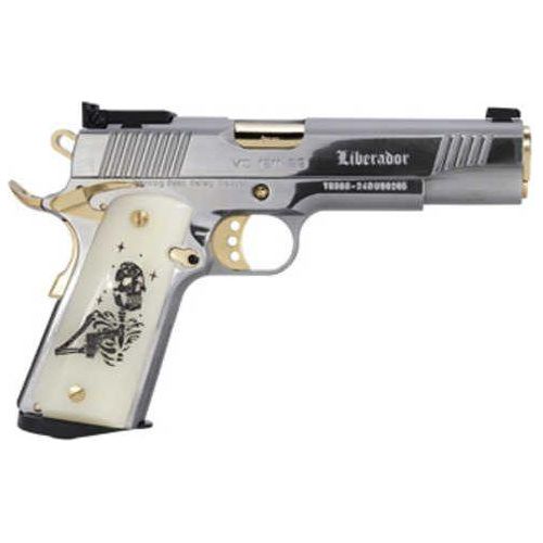 Girsan MC1911 Liberador III Pistol 9mm Luger 5" Barrel 10Rd Silver Finish - Buy A Gun