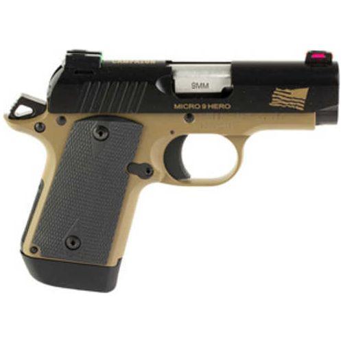 Kimber Micro 9 Hero Pistol 9mm Luger 3.15" Barrel 7Rd Tan Finish - Buy A Gun