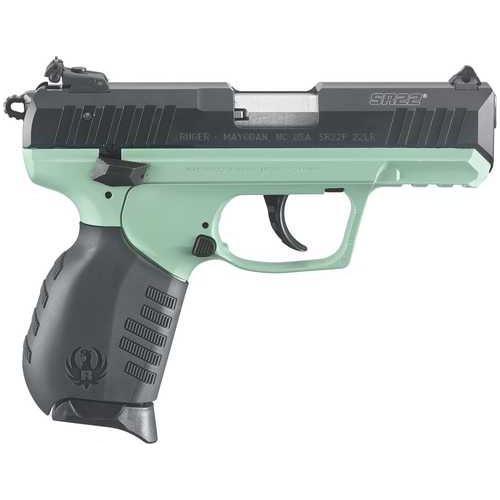 Ruger SR22 22 Long Rifle 3.5" Barrel Turquosie Cerakote Grip - Buy A Gun