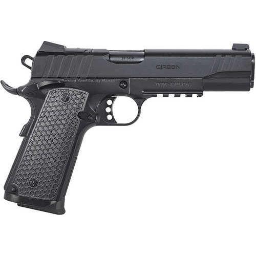 Girsan MC1911 S Influencer Pistol 38 Super 5" Barrel 9Rd Black Finish - Buy A Gun