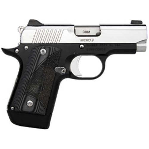 Kimber Micro 9 Black Diamond Pistol 9mm Luger 3.15