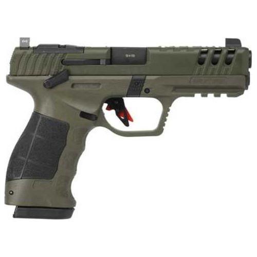 SAR Arms SAR9 Gen 3 Pistol 9mm Luger 4.4" Barrel 17Rd Green Finish - Buy A Gun