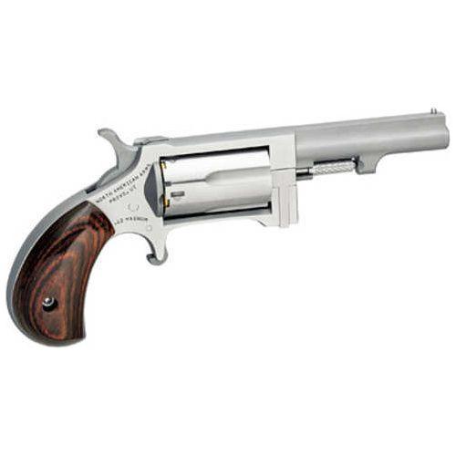 North American Arms Sidewinder Combo Revolver 22LR/22WMR 2.5" Barrel 5Rd Silver Finish - Buy A Gun