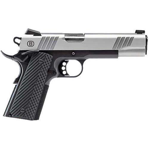 Bersa B1911 Pistol 45 ACP 5" Barrel 8Rd Silver And Black Finish - Buy A Gun