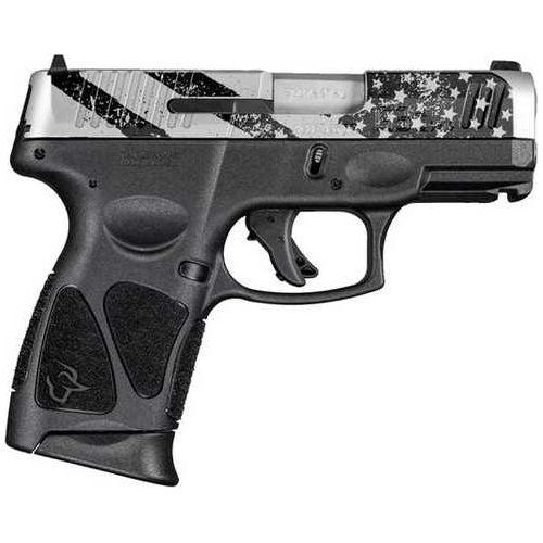 Taurus G3C Pistol 9mm Luger 3.2" Barrel 10Rd Silver Slide Black Finish - Buy A Gun