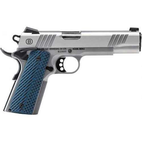 Bersa B1911 Pistol 45 ACP 5" Barrel 8Rd Silver Finish - Buy A Gun