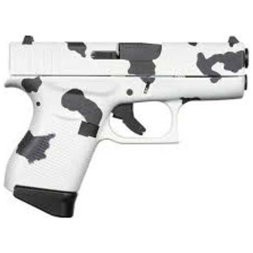 Glock 43 Pistol 9mm Luger 3.41" Barrel 6Rd Cow Pattern Finish - Buy A Gun