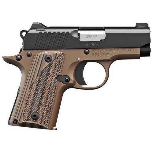 Kimber Micro Desert Night Pistol 380 ACP 2.75" Barrel 7Rd Tan And Black Finish - Buy A Gun