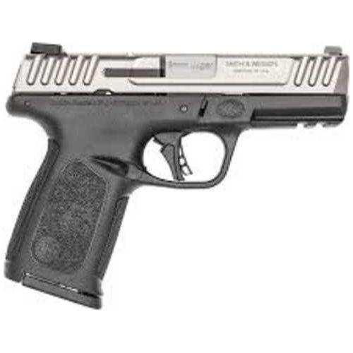 Smith & Wesson SD40 2.0 Pistol 40 S&W 4" Barrel 14Rd Black And Silver Finish - Buy A Gun