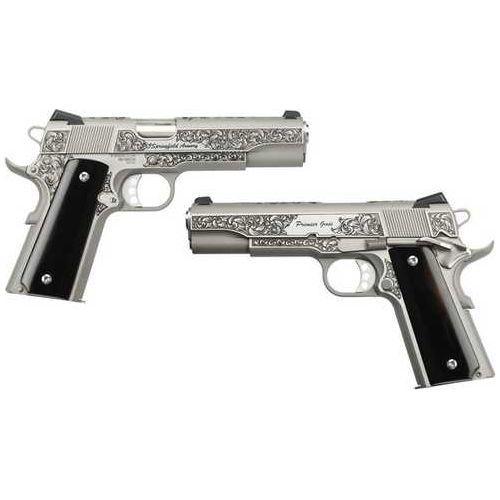 Springfield Garrison Pistol 45 ACP 5" Barrel 7Rd Silver Engraved Finish - Buy A Gun