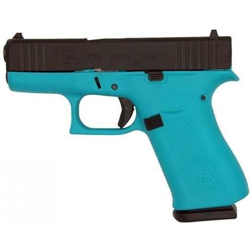 Glock 43X Pistol 9mm Luger 3.41" Barrel 10Rd Black & Blue Finish - Buy A Gun