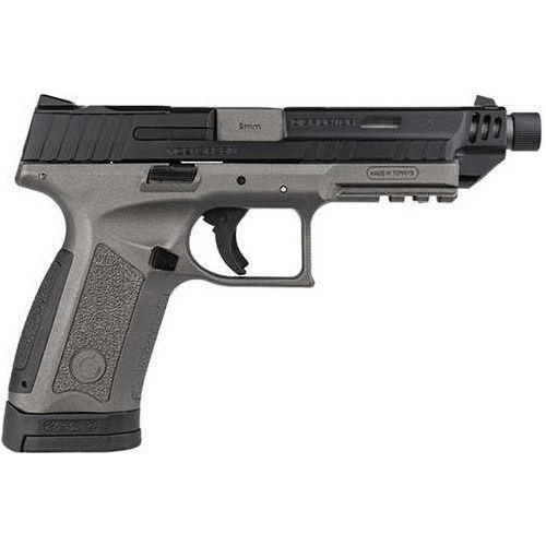 EAA Girsan MC9 Disruptor X Pistol 9mm Luger 4.6" Barrel 17Rd Black & Tungsten Finish - Buy A Gun