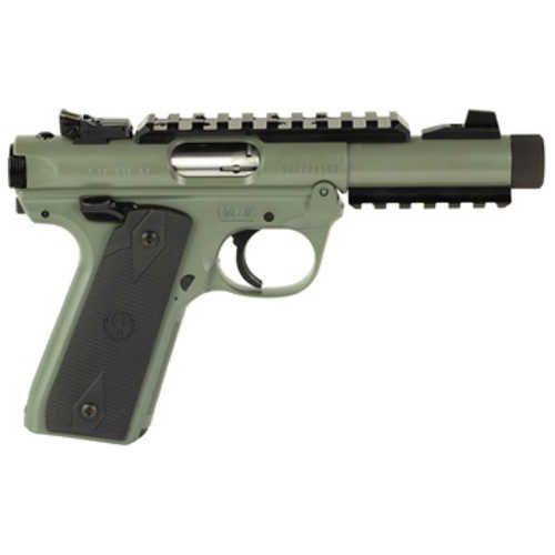 Ruger Mark IV Tactical 22/45 Pistol 22 Long Rifle 4.4" Barrel 10Rd Jungle Green Finish - Buy A Gun