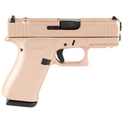 Glock 43X M.O.S. Pistol 9mm Luger 3.41" Barrel 10Rd Custom Rose Gold Finish - Buy A Gun