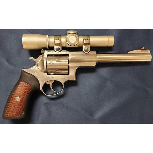 Ruger Super Redhawk Satin Stainless Finish 44 Remington Magnum 6" Barrel With Leupold M8-2X Scope - Buy A Gun