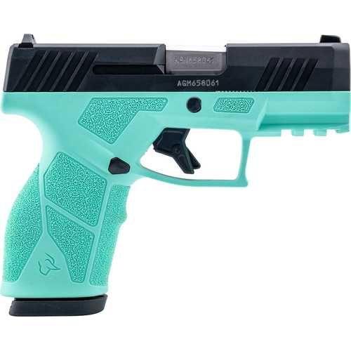 Taurus GX2 Pistol 9mm Luger 3.38" Barrel 13Rd Black Slide Cyan Blue Finish - Buy A Gun